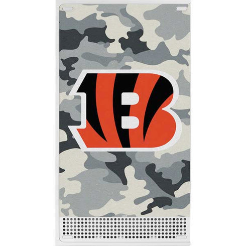 NFL Cincinnati Bengals Camo Xbox Series S Console Skin